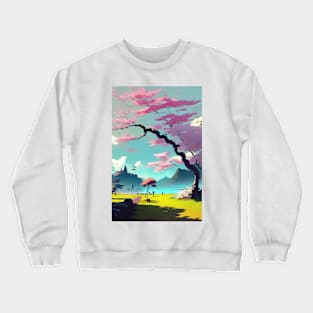 Japanese landscape Crewneck Sweatshirt